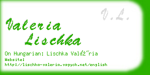 valeria lischka business card